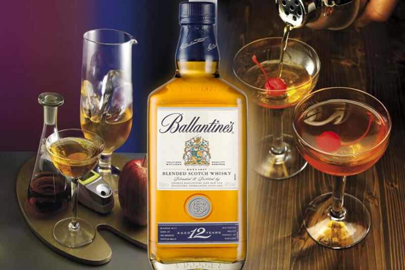 Rượu Ballantines Cocktail