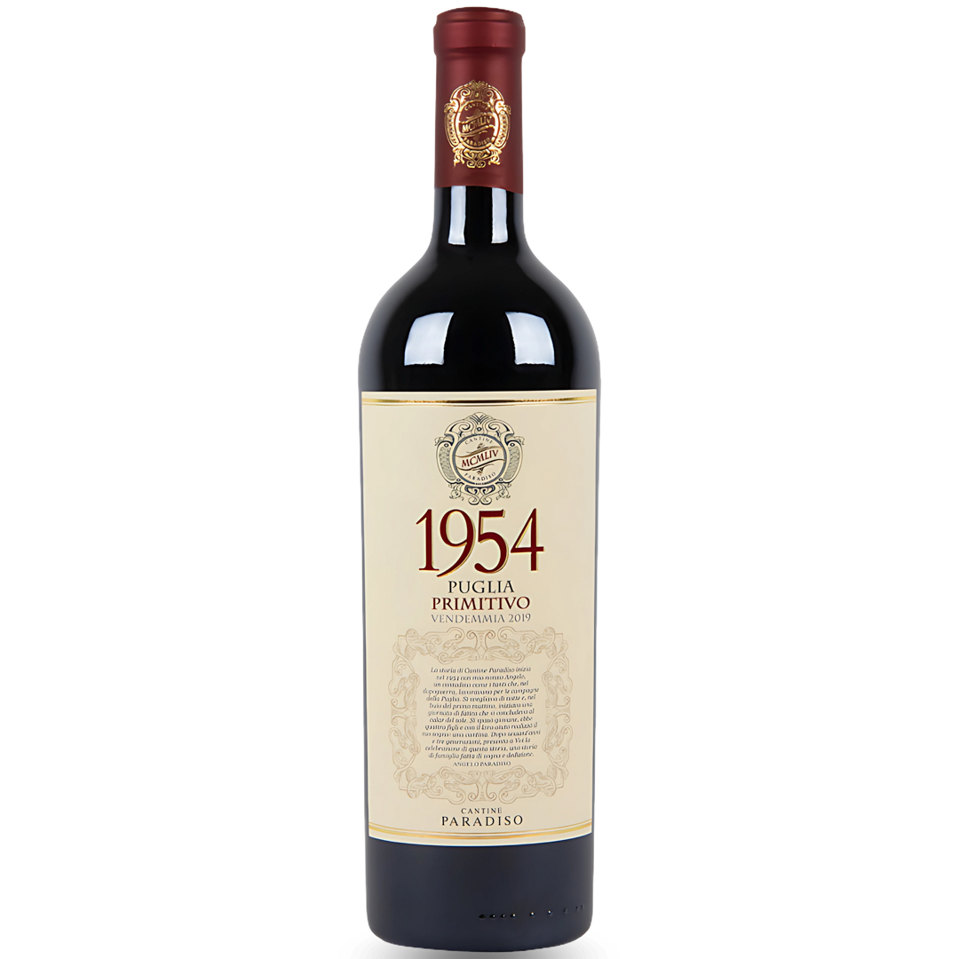 Rượu Vang 1954 Puglia Primitivo Paradiso