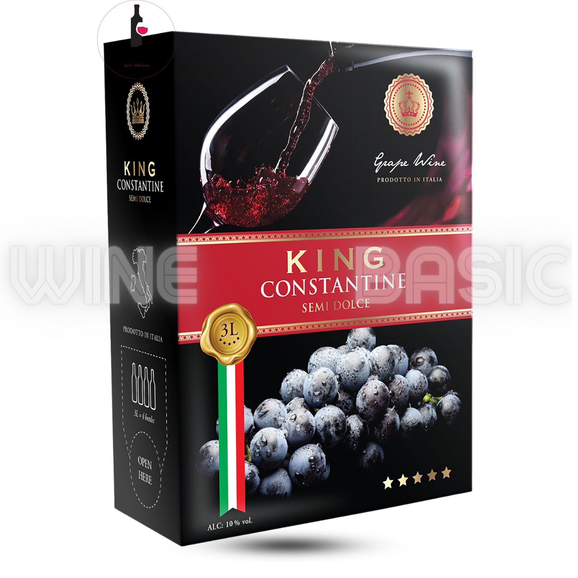 Rượu Vang Bịch King Constantine