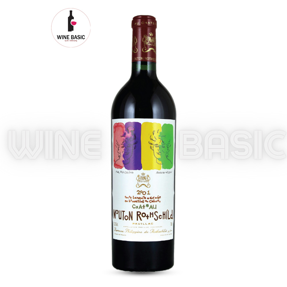 Rượu Vang Château Mouton Rothschild 2001