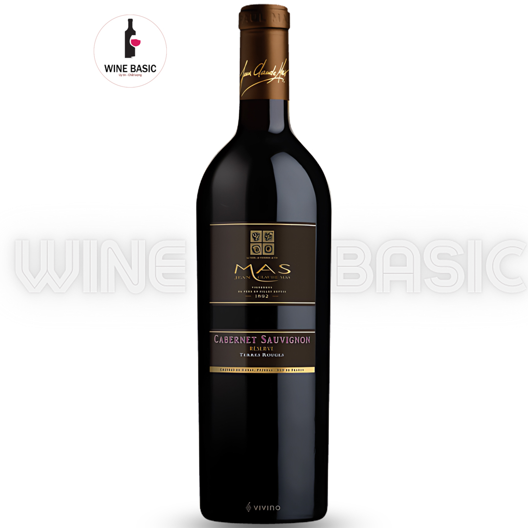 Rượu Vang Jean Claude Mas Cabernet Sauvignon Reserve Terres Rouge