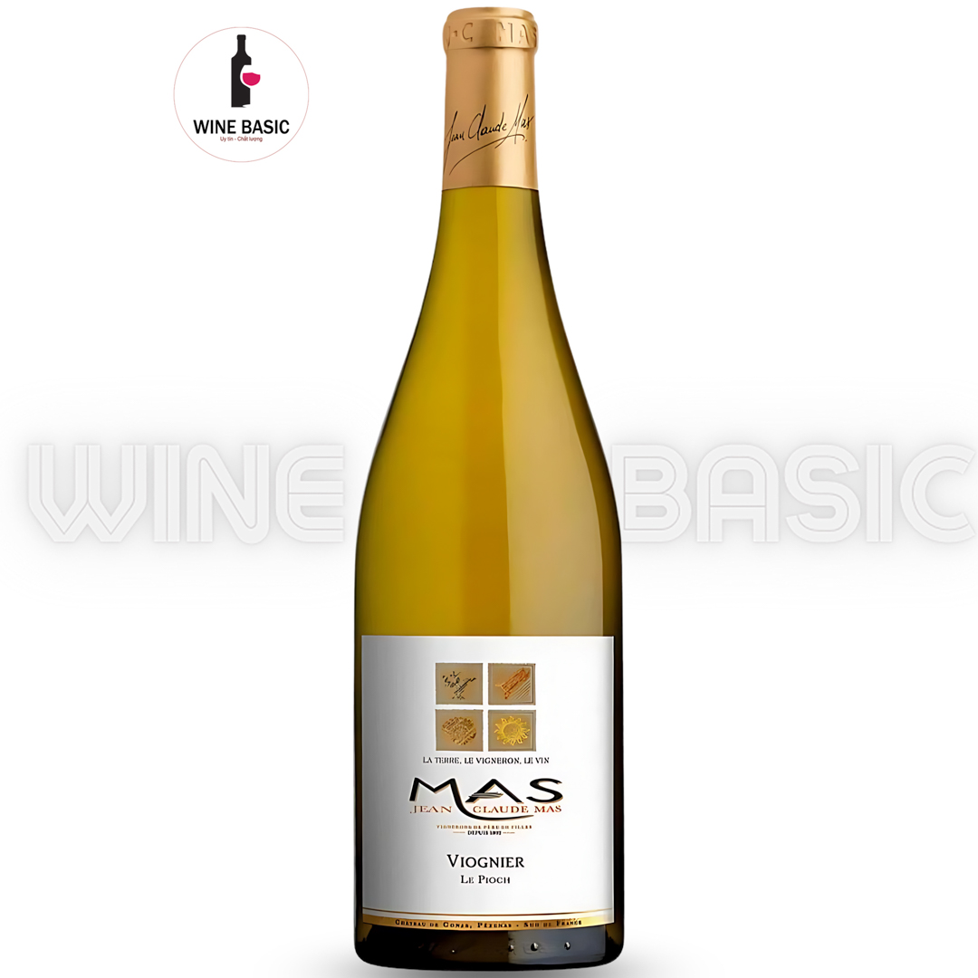 Rượu Vang Jean Claude Mas Viognier Le Pioch