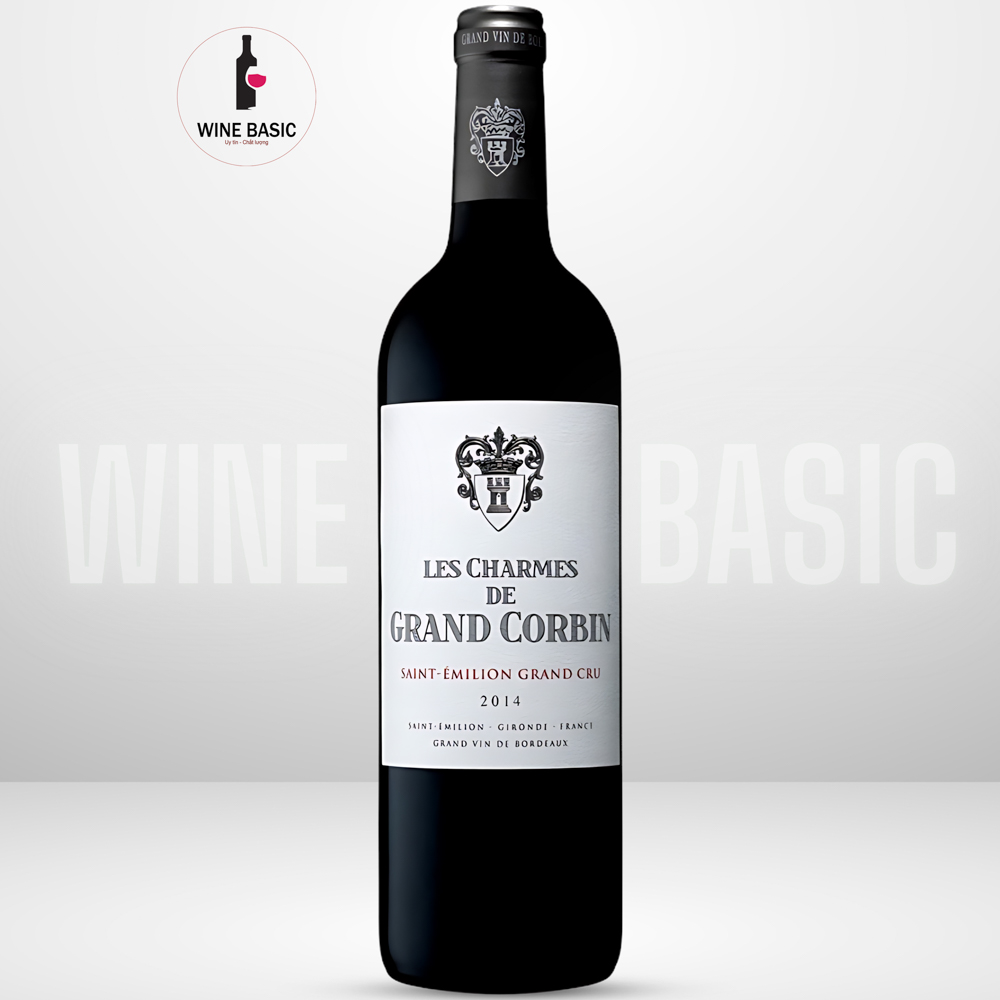 Rượu Vang Les Charmes De Grand Corbin