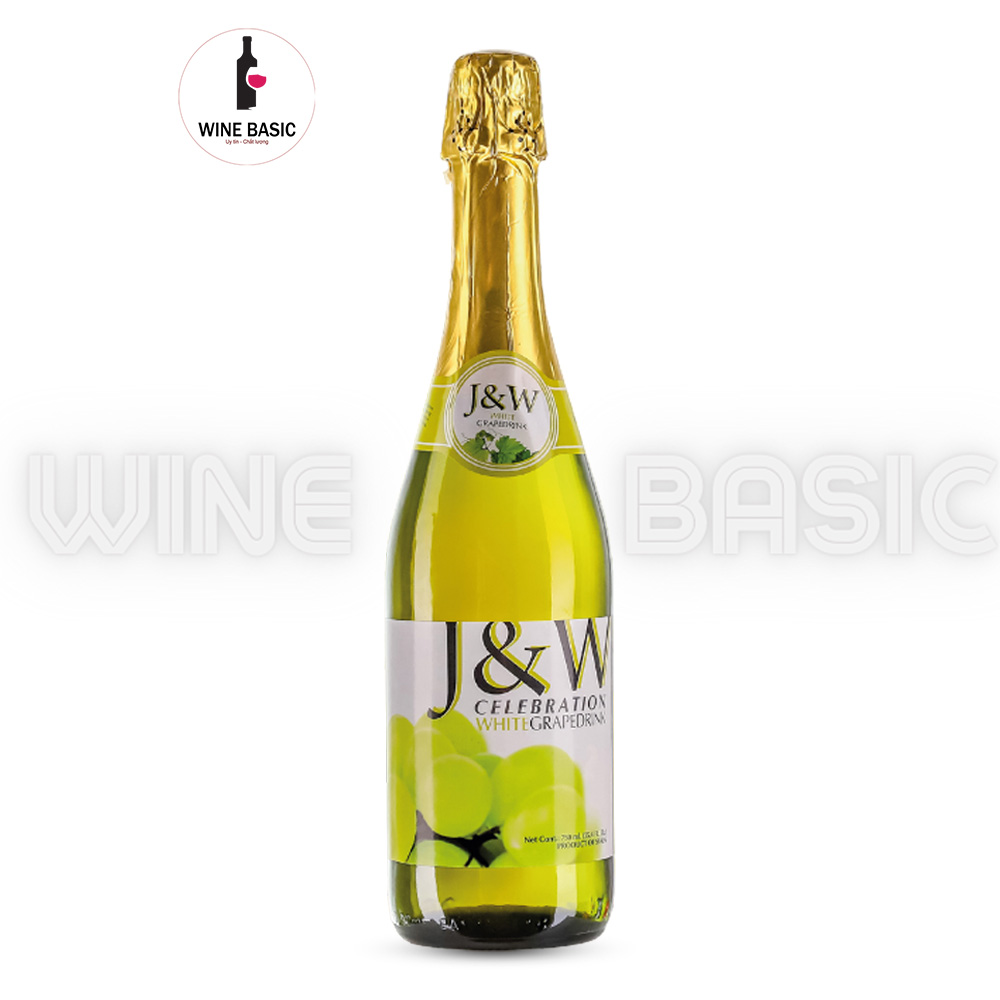 Rượu Vang Nổ Không Cồn J&W White Grape