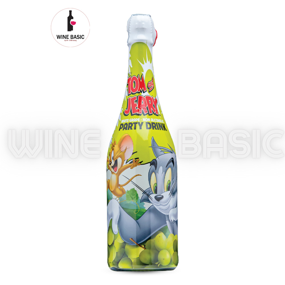 Rượu Vang Nổ Không Cồn Tom And Jerry White Grape