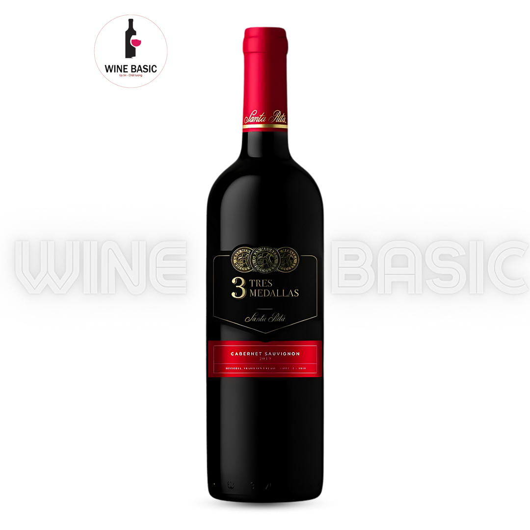 Rượu Vang Santa Rita 3 Tres Medallas Cabernet Sauvignon