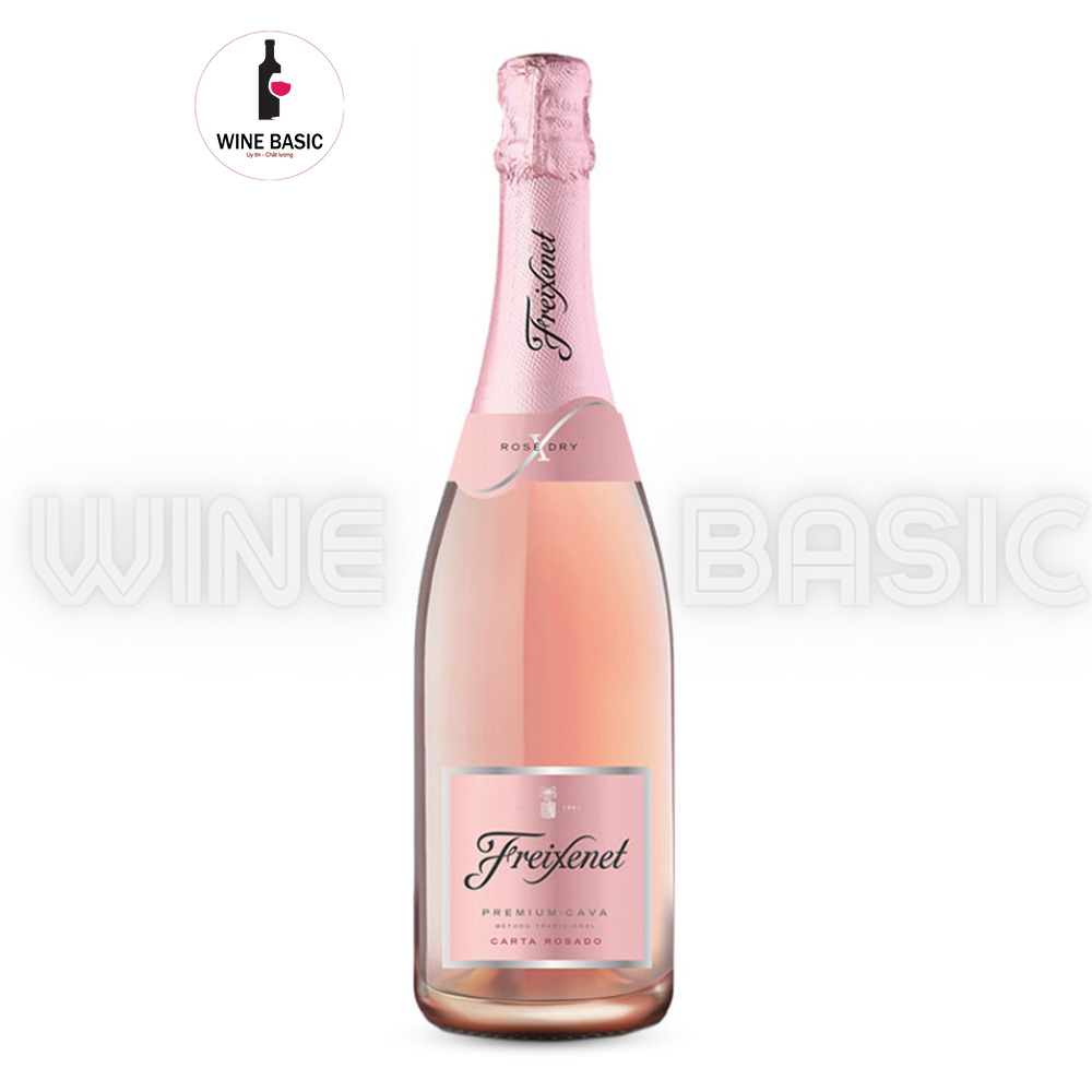 Rượu Vang Sủi Freixenet Rosé Dry Cava