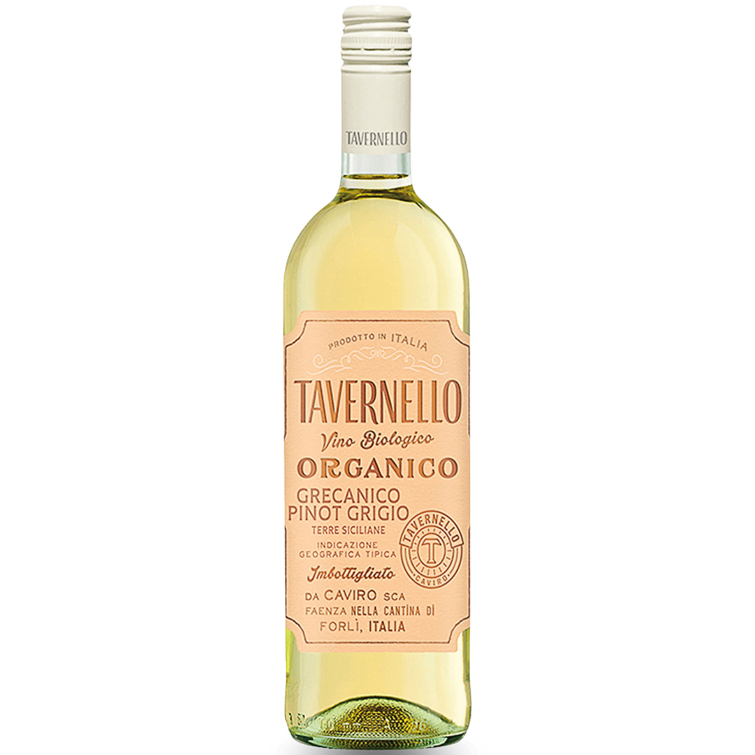Rượu Vang Tavernello Organico Grecanico Pinot Grigio Terre Siciliane