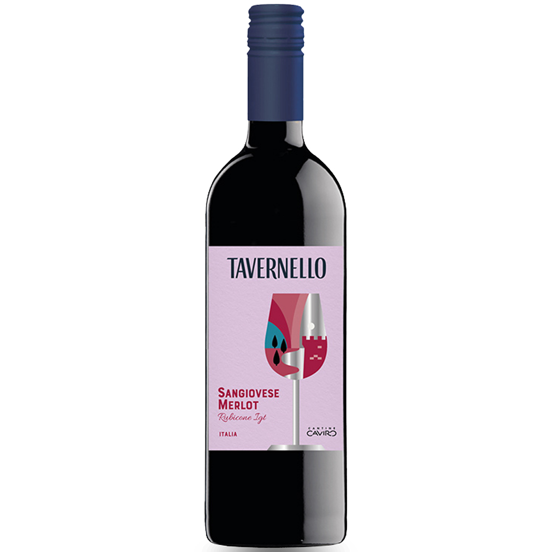 Rượu Vang Tavernello Sangiovese Merlot Rubicone