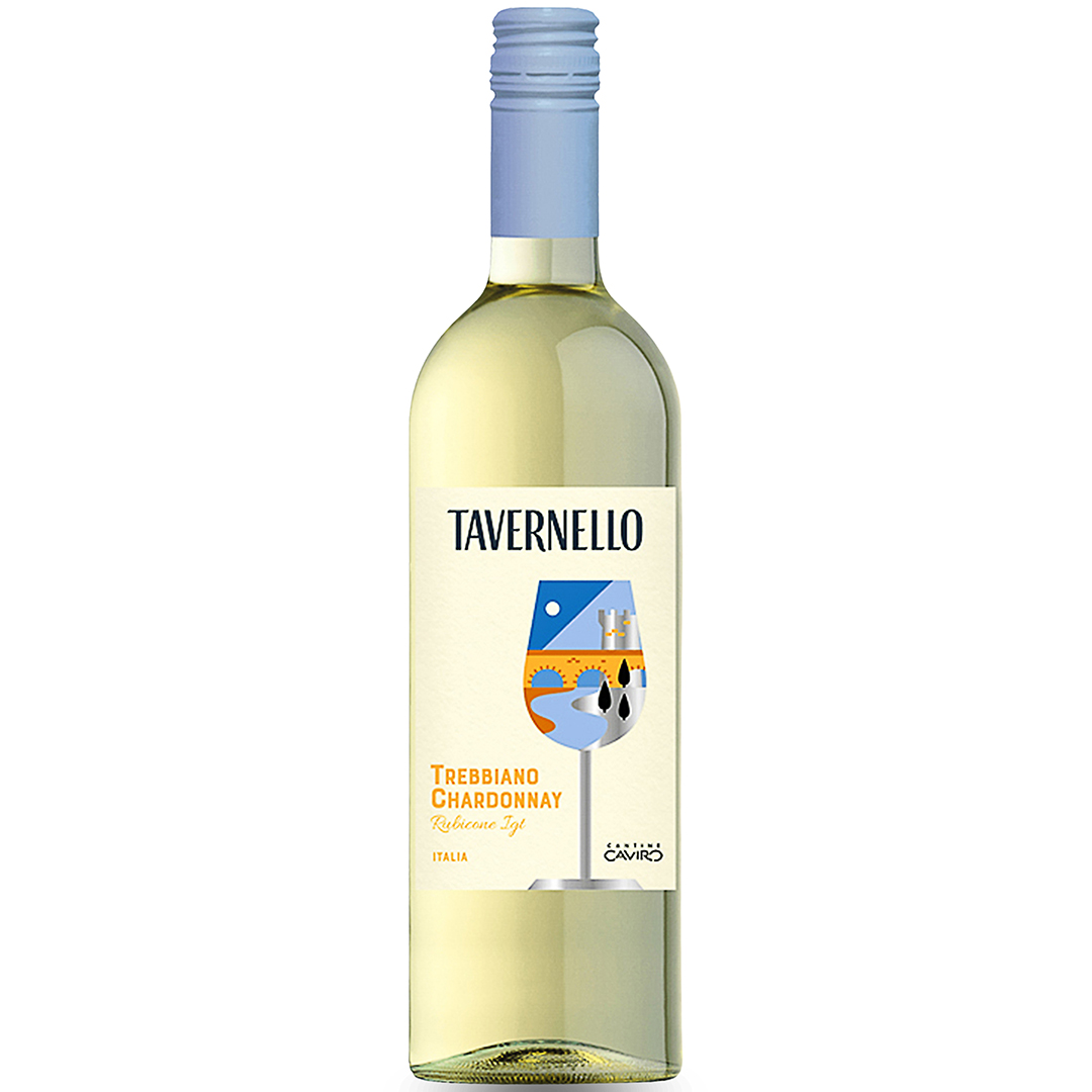 Rượu Vang Tavernello Trebbiano Chardonnay Rubicone