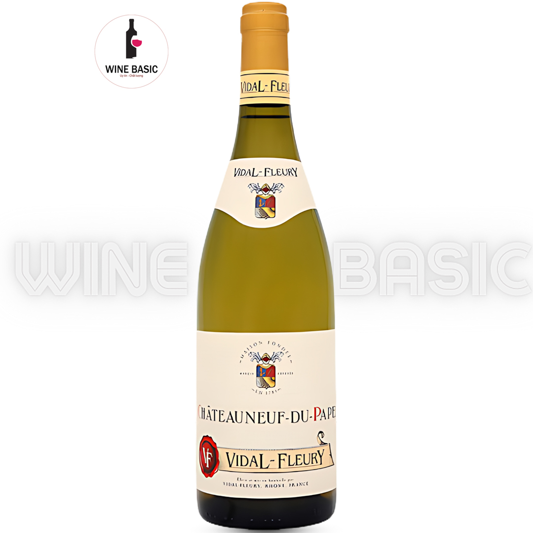Rượu Vang Vidal-Fleury Chateauneuf Du Pape Blanc