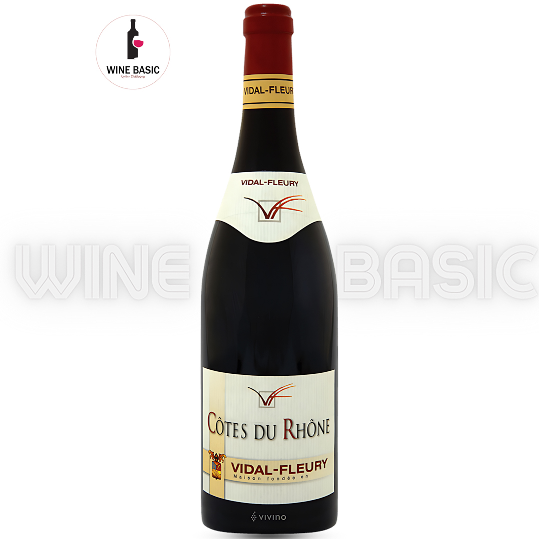 Rượu Vang Vidal-Fleury Côtes Du Rhône Rouge