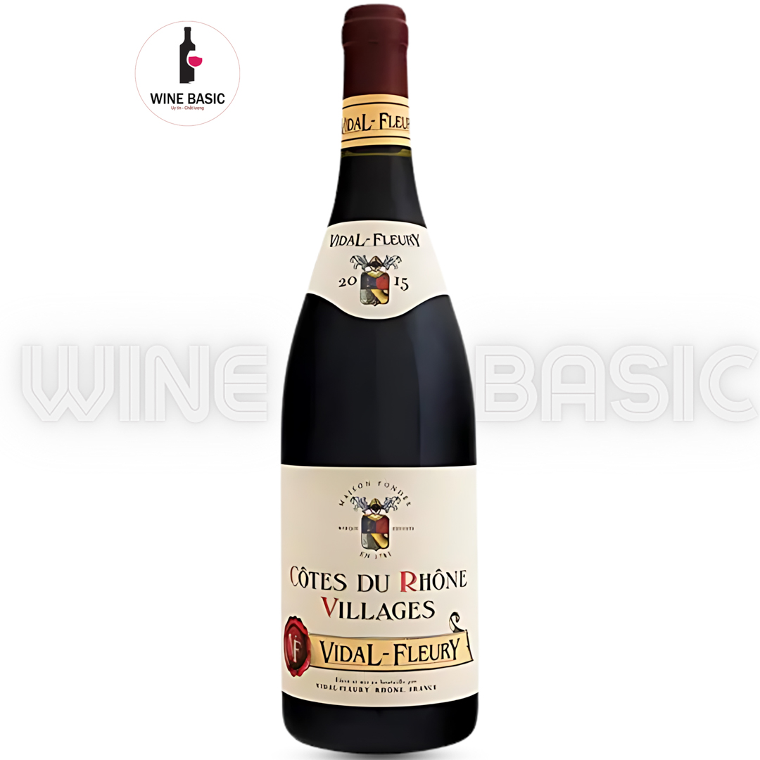 Rượu Vang Vidal-Fleury Côtes Du Rhône Villages Rouge