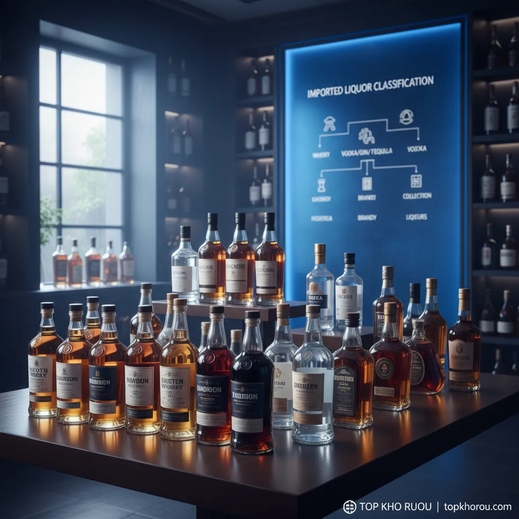 Rượu ngoại xách tay là gì? Phân loại các dòng rượu phổ biến trên thị trường 2 2. Phân loại rượu ngoại