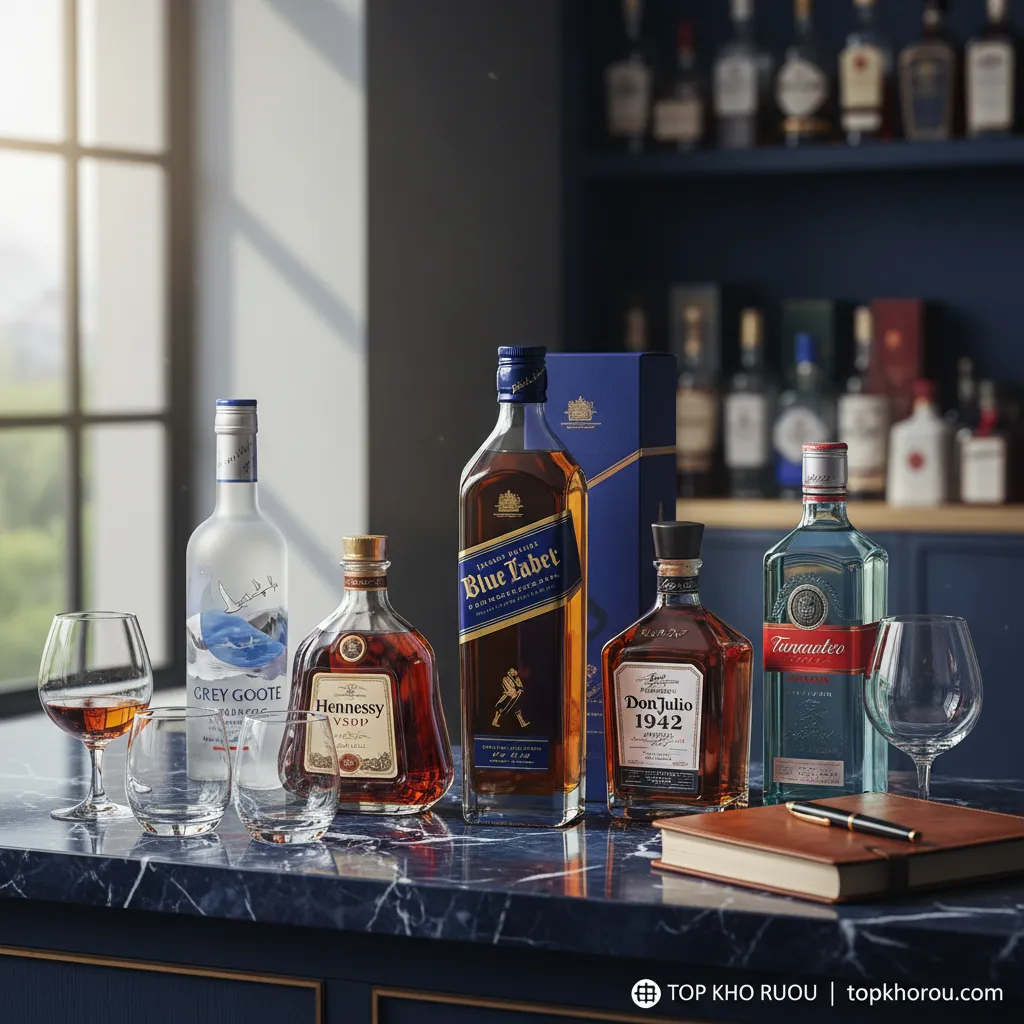 Rượu ngoại xách tay là gì? Phân loại các dòng rượu phổ biến trên thị trường 3 3. Rượu ngoại phổ biến