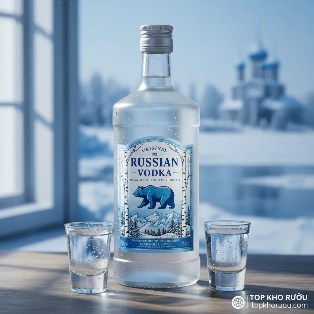 2. Vodka Nga nguyên bản