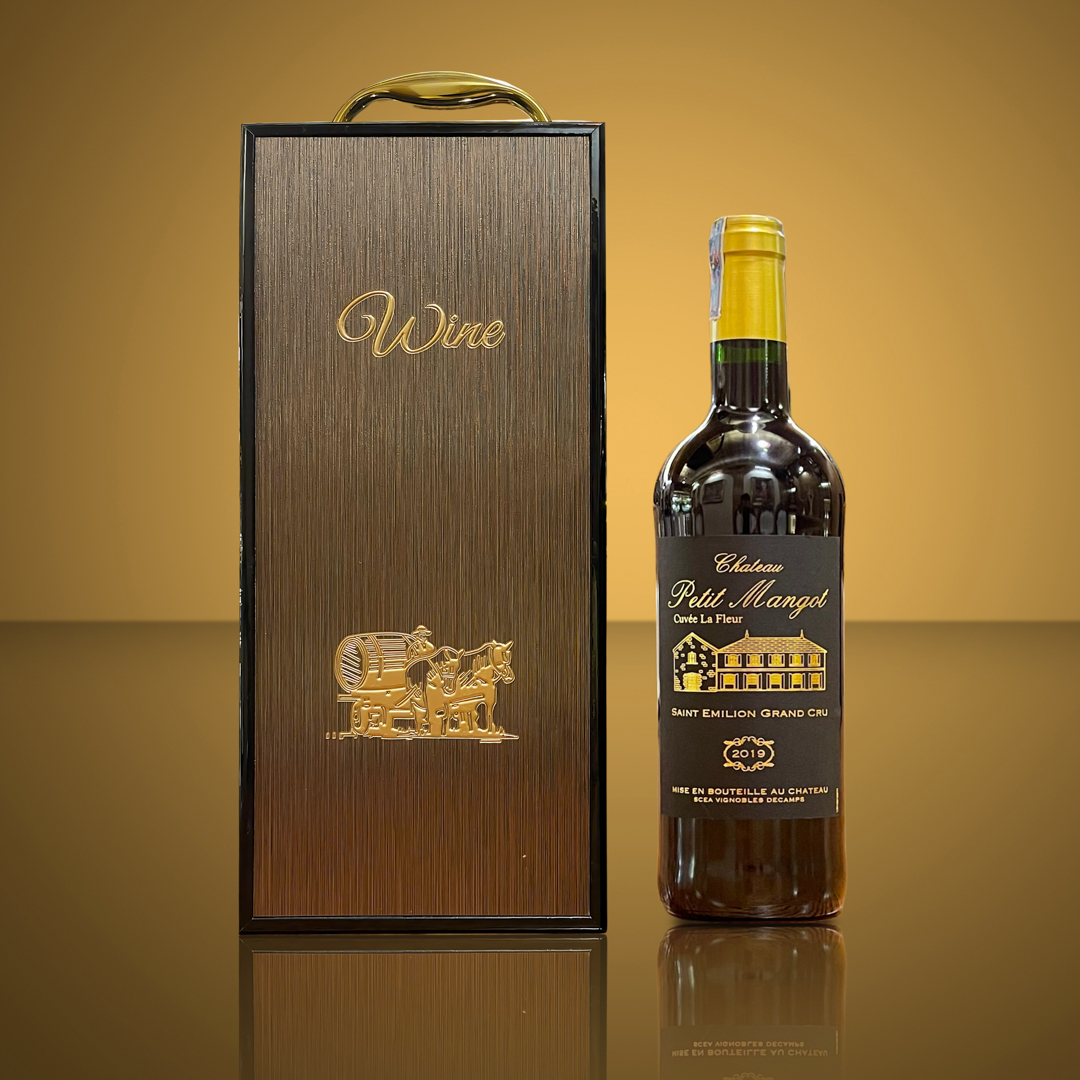 Hộp 1 Chai Rượu Vang Château Petit Mangot