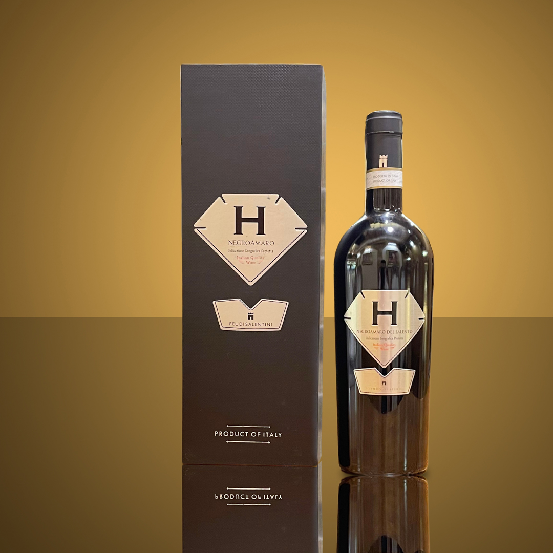 Hộp 1 Chai Rượu Vang H Negroamaro Del Salento