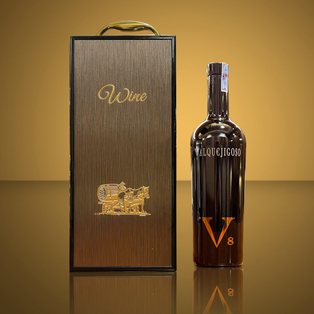 Hộp 1 Chai Rượu Vang V8 Valquejigoso