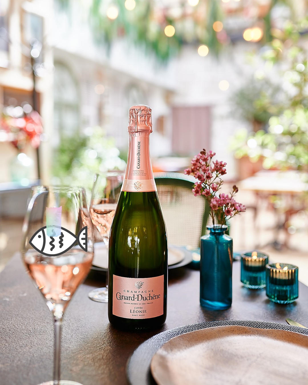Rượu Champagne Canard-Duchene Leonie Cuvee Rose