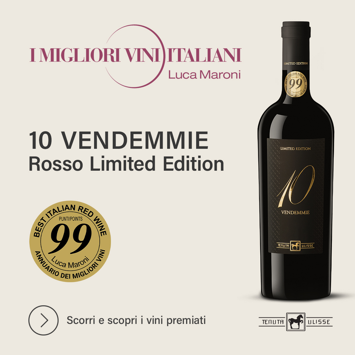Rượu Vang 10 VENDEMMIE Tenuta Ulisse