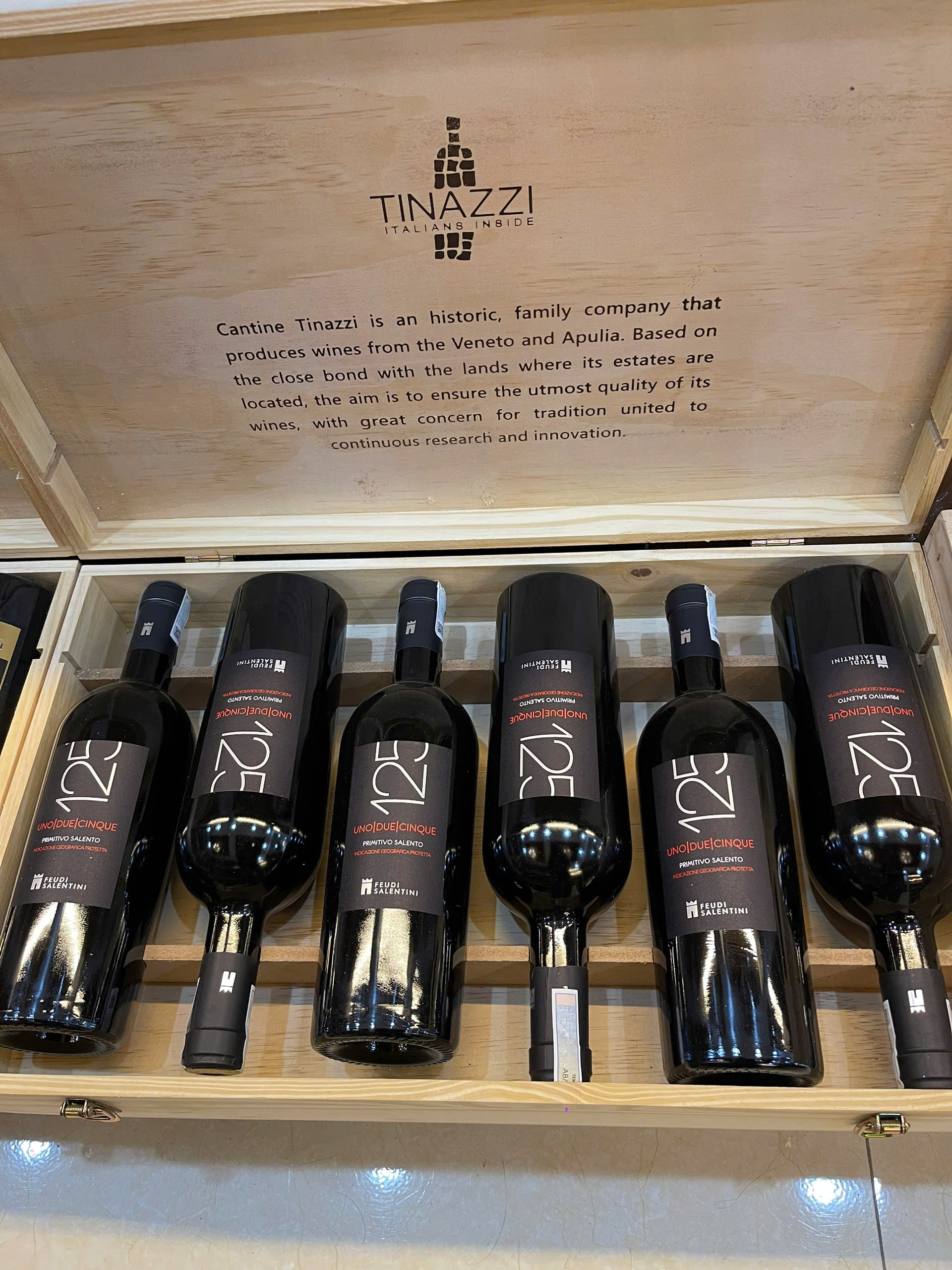 Rượu Vang 125 Primitivo Del Salento 14 độ 2 Rượu Vang 125 Primitivo Del Salento 14 độ