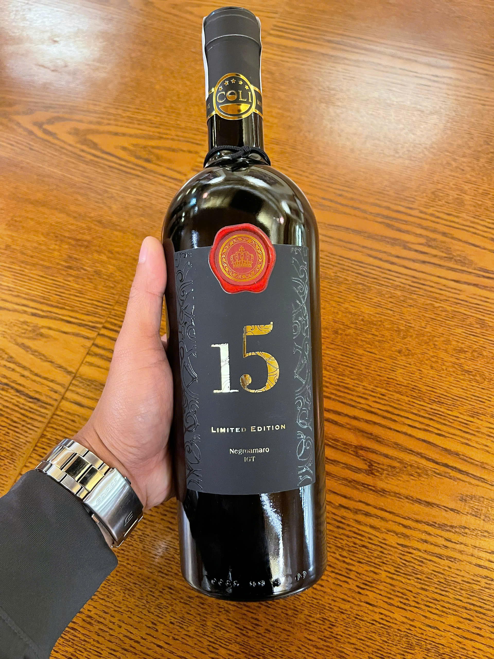 Rượu Vang 15 Limited Edition Negroamaro IGP
