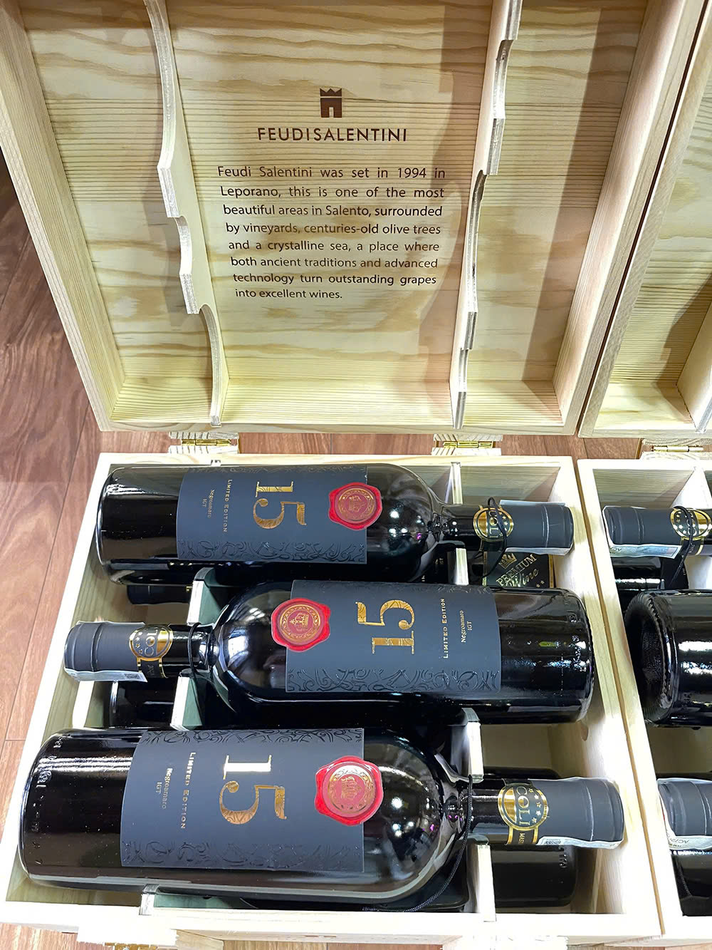 Rượu Vang 15 Limited Edition Negroamaro IGP
