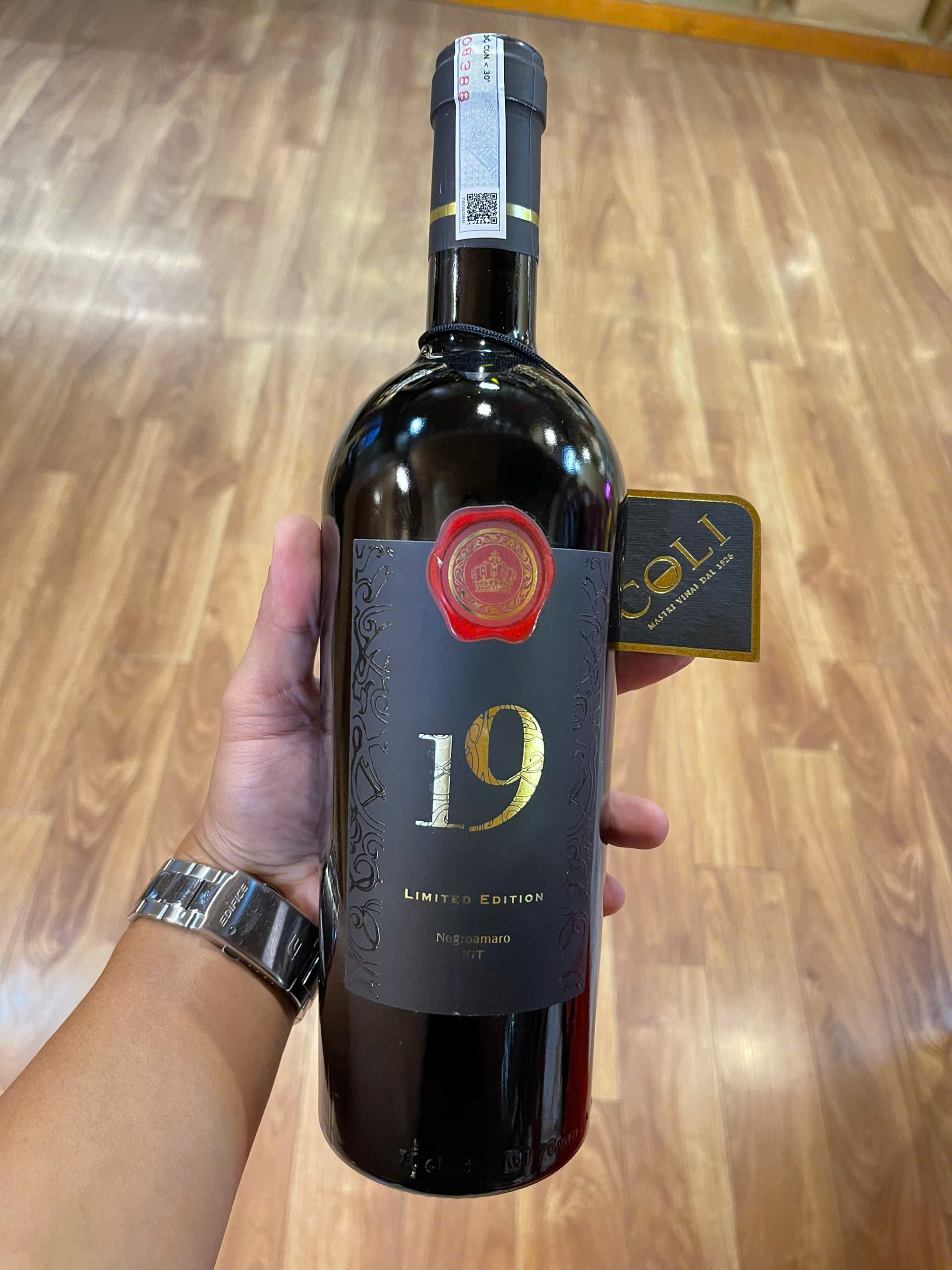 Rượu Vang 19 Limited Edition Negroamaro IGP 4 Rượu Vang 19 Limited Edition Negroamaro