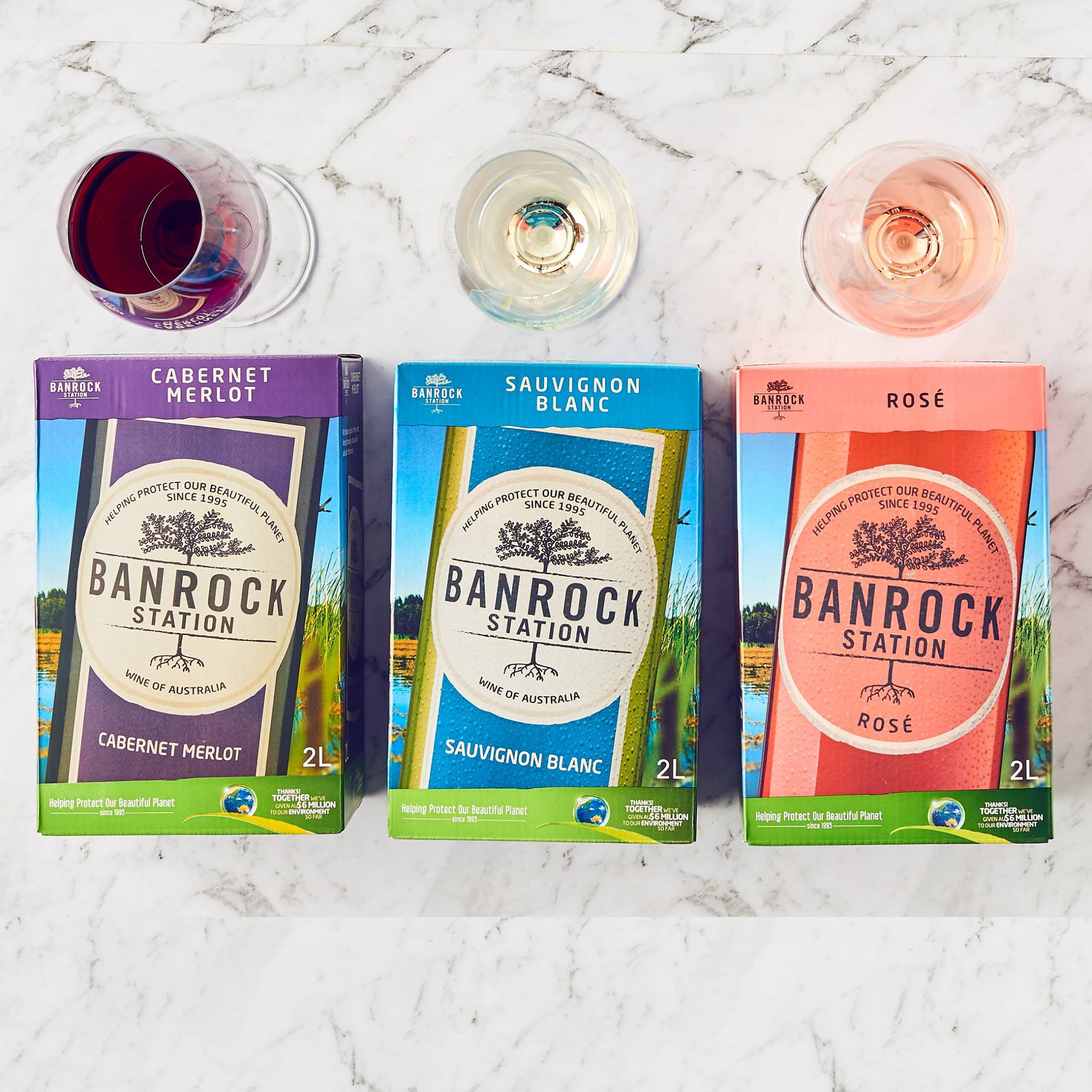 Rượu Vang Bịch Banrock Station Cabernet Merlot 2L 1 Rượu Vang Bịch Banrock Station 2L