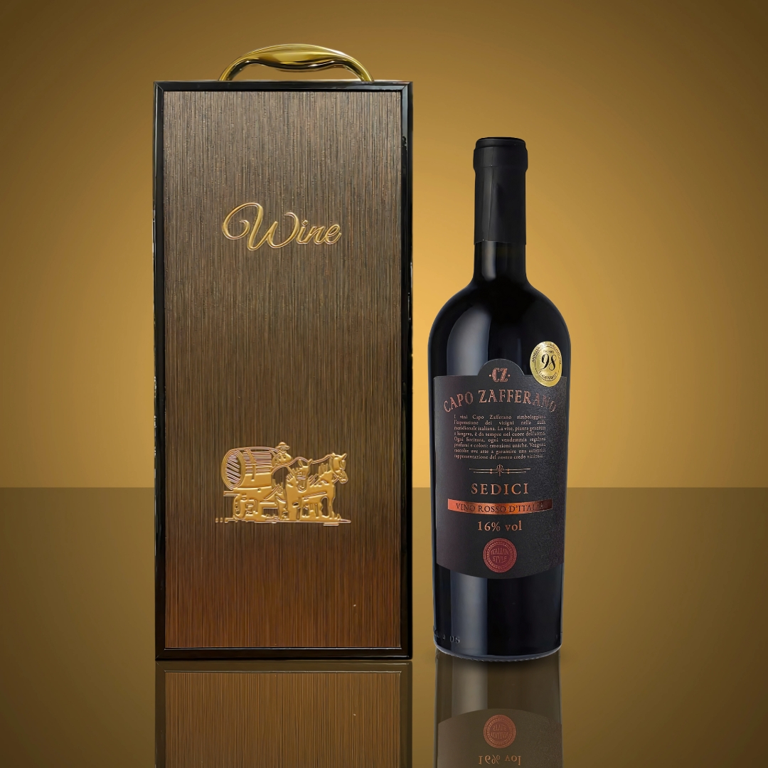 ruou vang capo zafferano sedici rosso 4