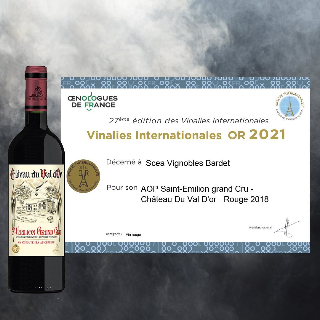 Rượu Vang Château du Val d'Or 2015