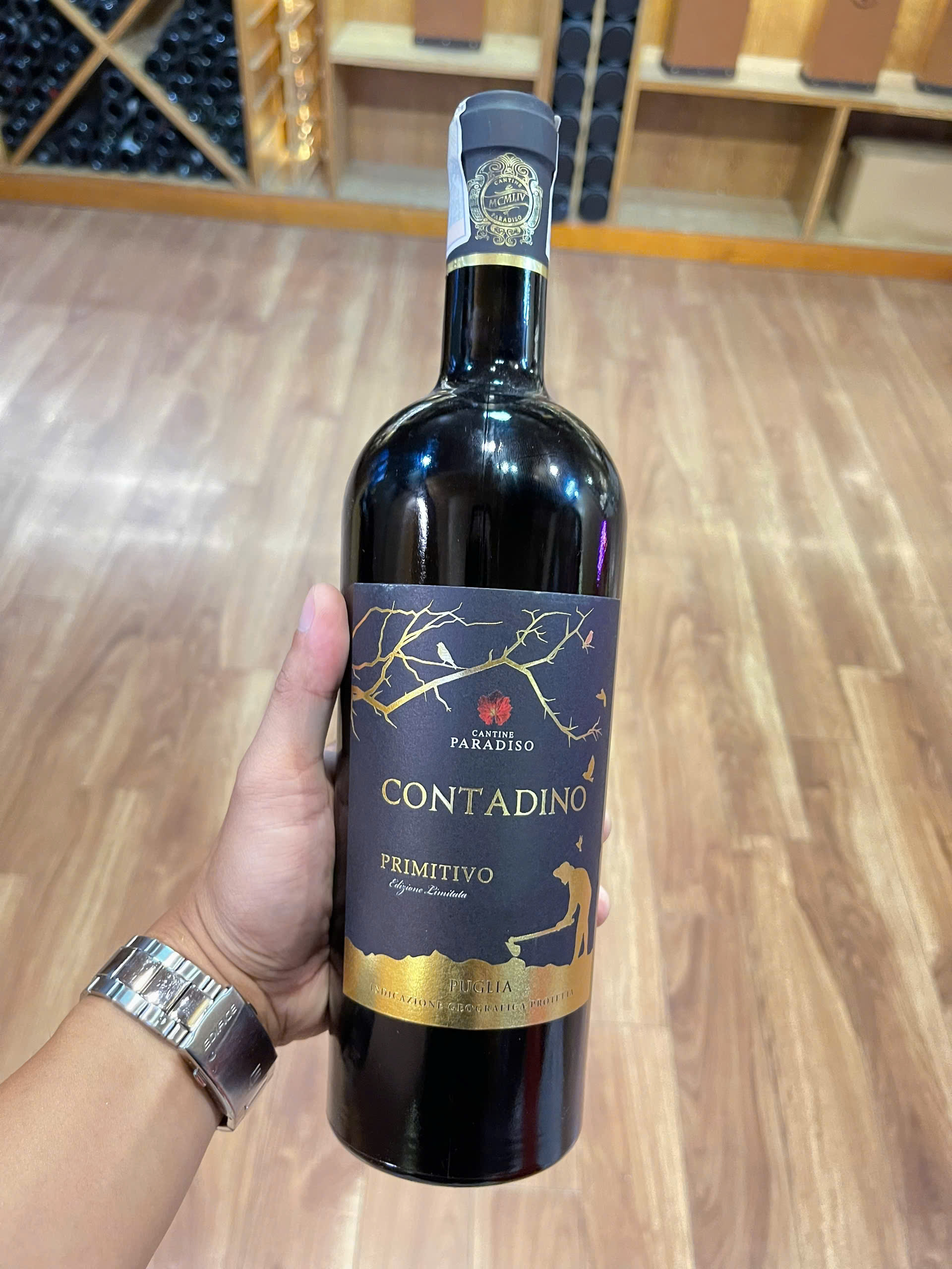 Rượu Vang Contadino Primitivo Paradiso 2 Rượu Vang Contadino Primitivo