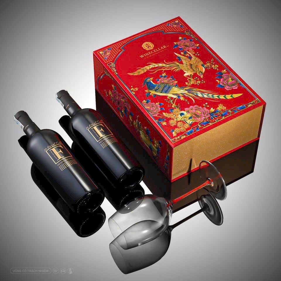 Rượu Vang F Gold 24 Karat Limited Edition 2 Rượu Vang F Gold 24 Karat Limited Edition