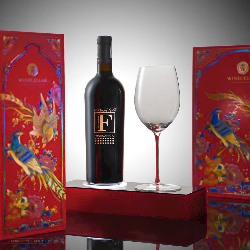Rượu Vang F Gold 24 Karat Limited Edition 4 Rượu Vang F Gold 24 Karat Limited Edition