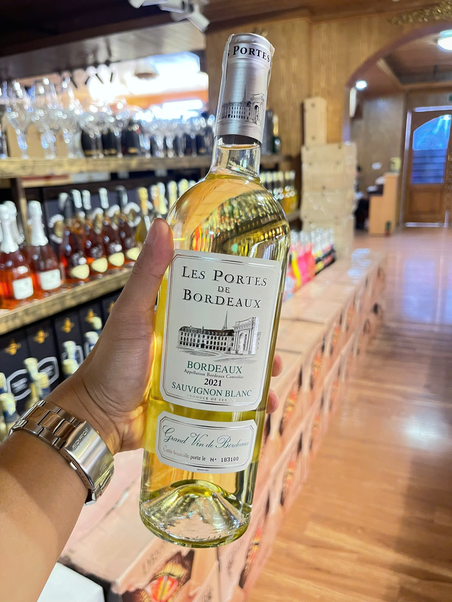 Rượu Vang Les Portes de Bordeaux Sauvignon Blanc 2 Rượu Vang Les Portes de Bordeaux Sauvignon Blanc