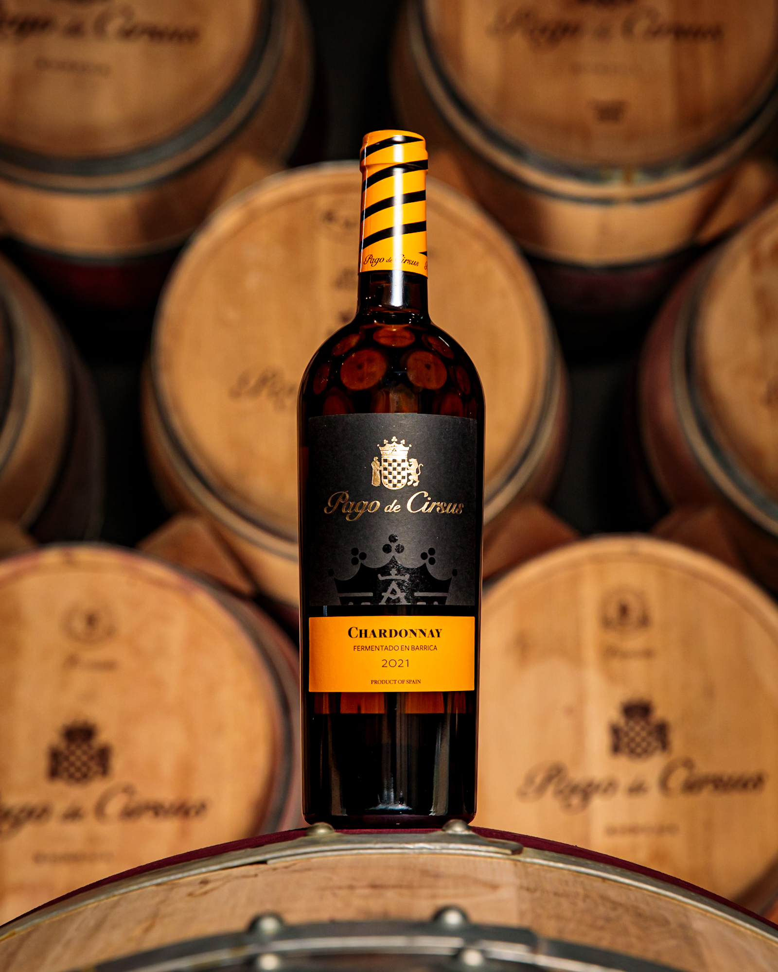 Rượu Vang Pago de Cirsus Chardonnay Fermentado en Barrica