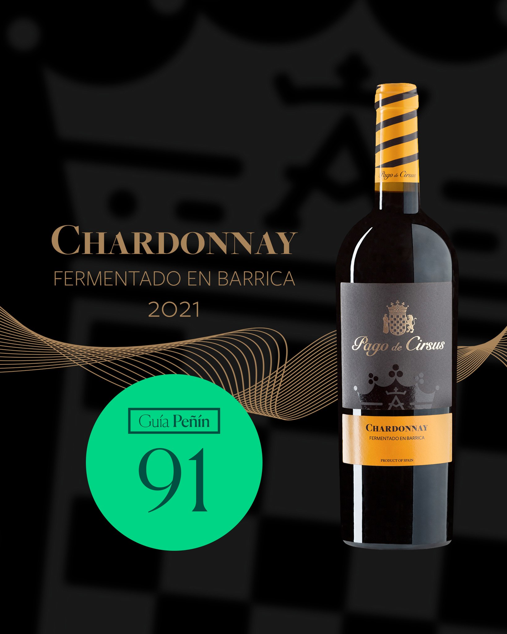 Rượu Vang Pago de Cirsus Chardonnay Fermentado en Barrica