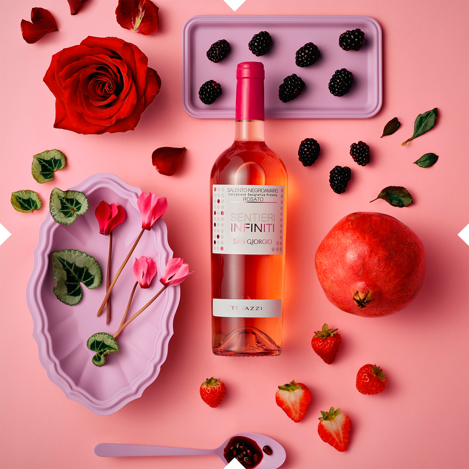 Rượu Vang Sentieri Infiniti Negroamaro Rosato 1 Rượu Vang Sentieri Infiniti Negroamaro Rosato