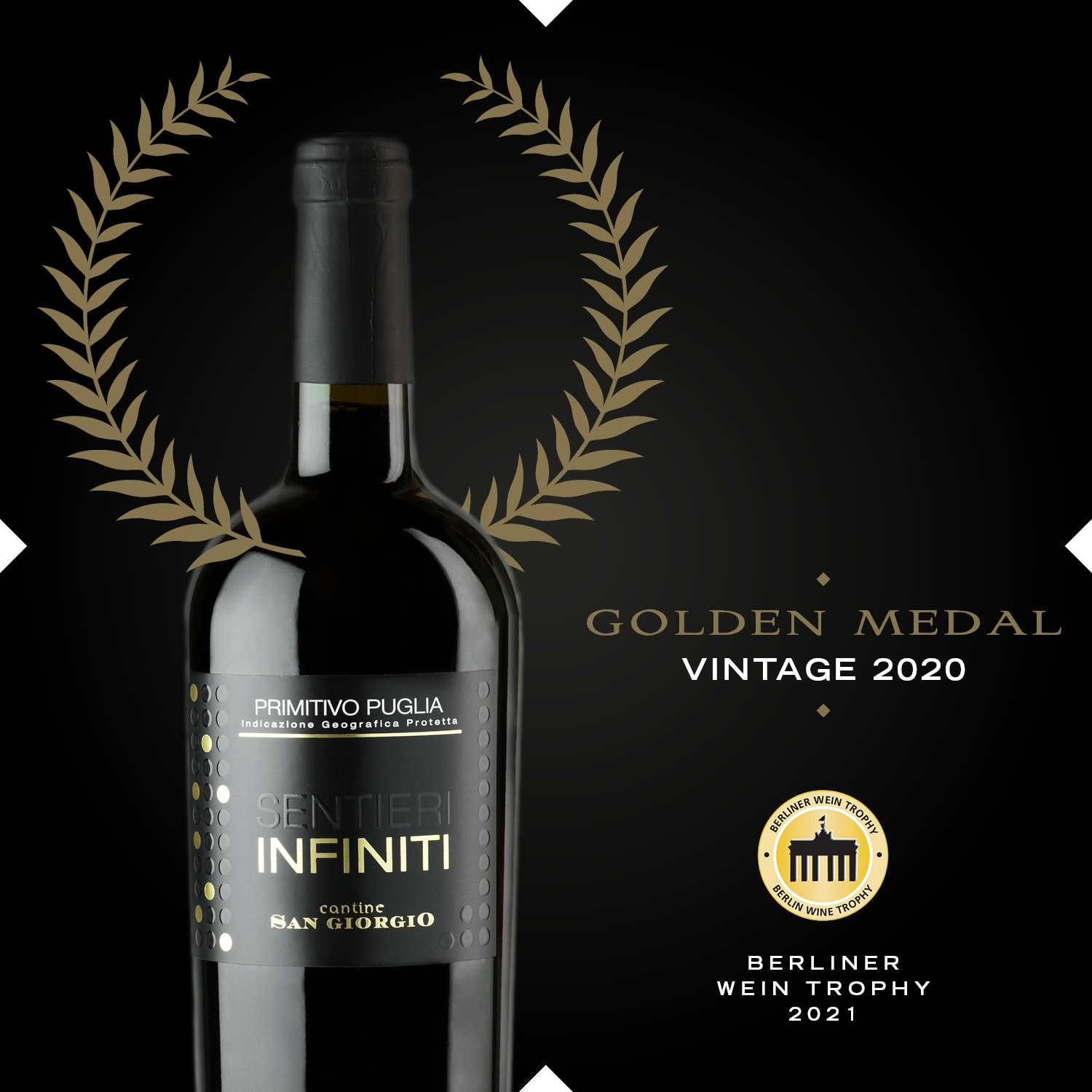 Rượu Vang Sentieri Infiniti Primitivo Puglia