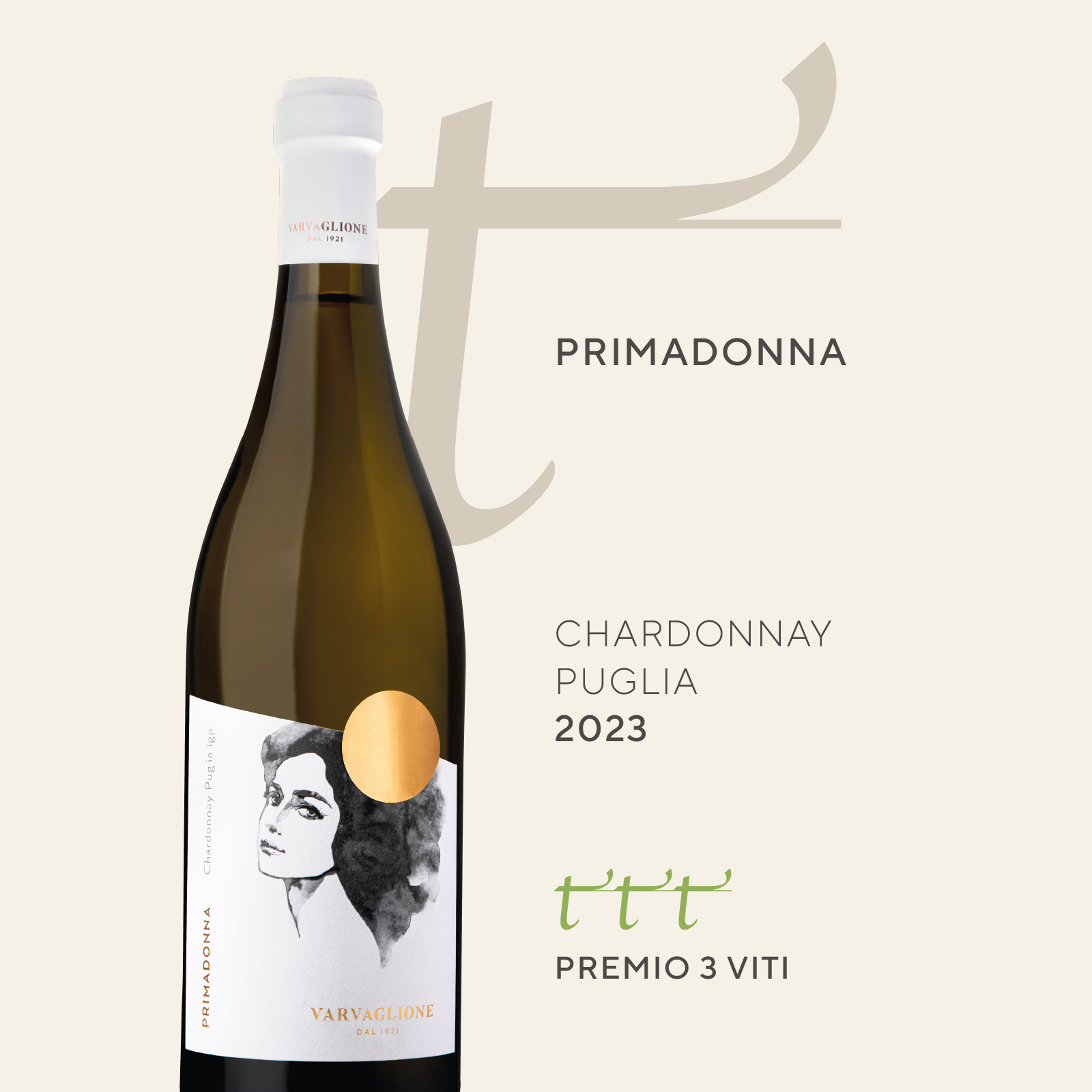 Rượu Vang Varvaglione Primadonna Chardonnay 1 Rượu Vang Varvaglione Primadonna Chardonnay