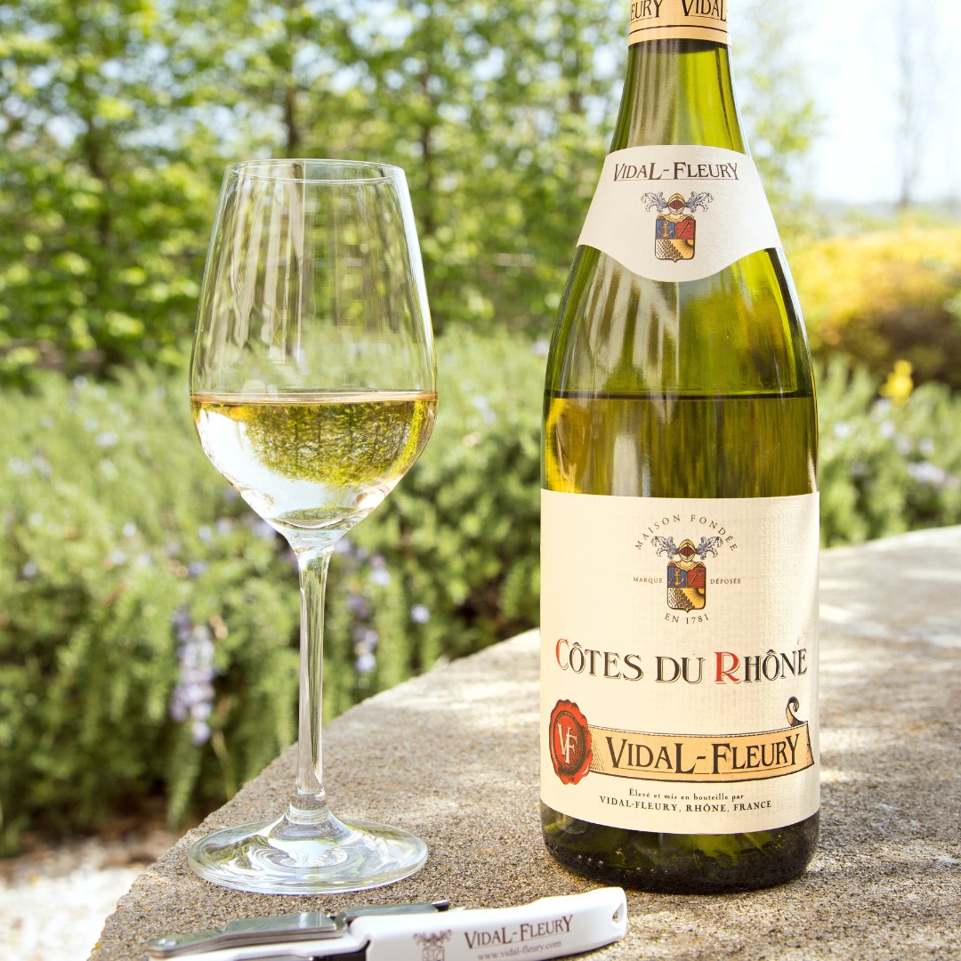 Rượu Vang Vidal-Fleury Côtes Du Rhône Blanc