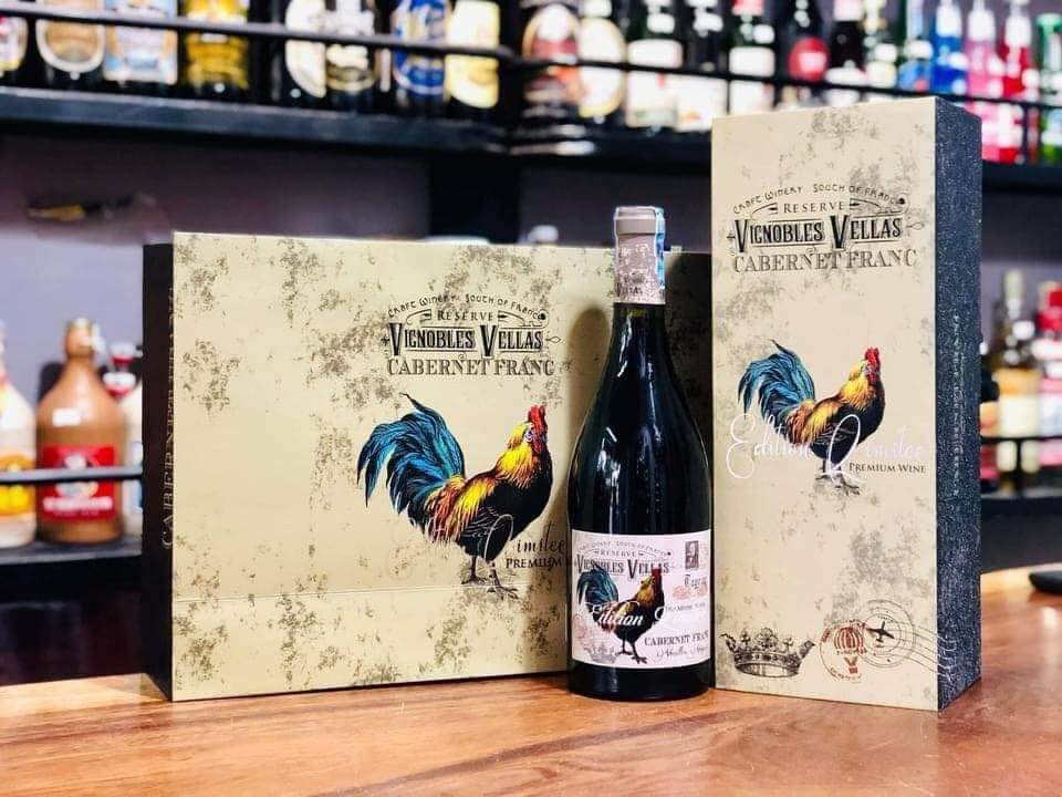 Rượu Vang Vignobles Vellas Le COQ Syrah