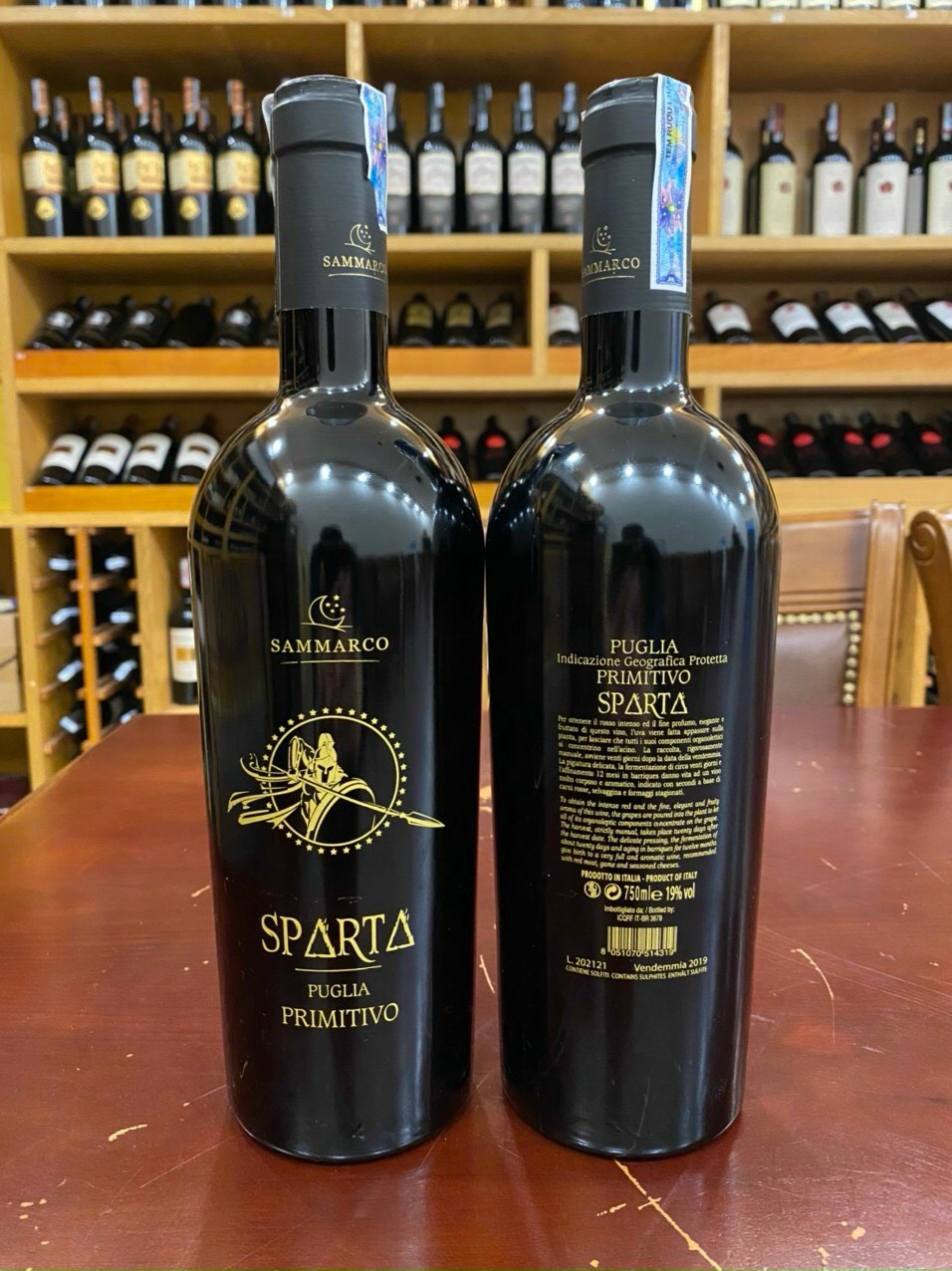 Rượu Vang Sparta Primitivo Puglia