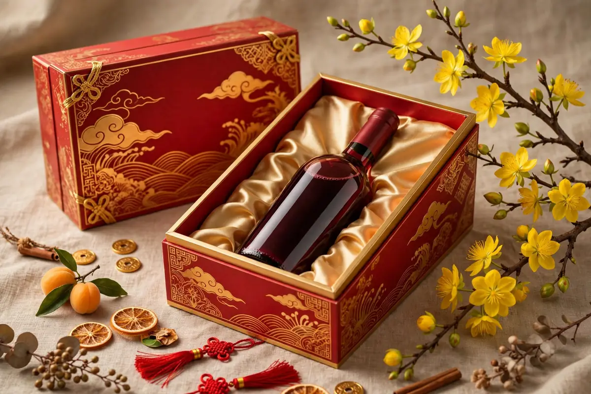 Hộp Quà Tết Rượu Vang: Cách Chọn Đẹp, Sang, Vừa Túi Tiền 2 Hộp quà Tết rượu vang đẹp sang vừa túi tiền